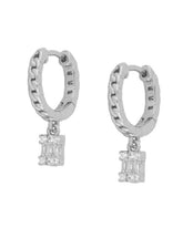 Tianna Crystal Delicate Hoop Earrings